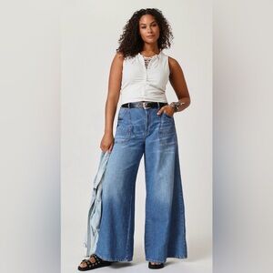 Pilcro The Jane High-Rise Wide-Leg Jeans, NWT 20W